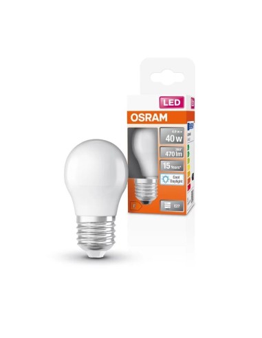 Osram-Ledvance led star classic P40 esferica mate 220V 4,9W