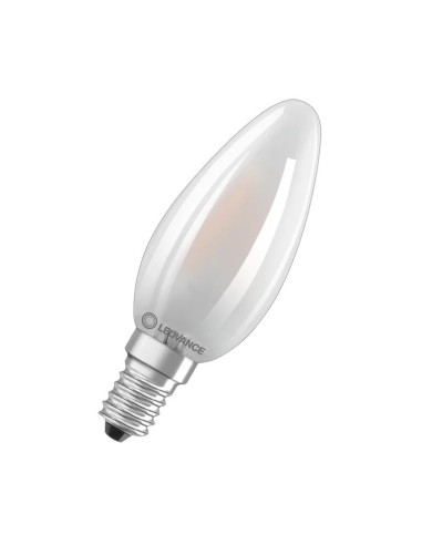 Ledvance classic b40 vela led mate 220v 4w 2700k E14