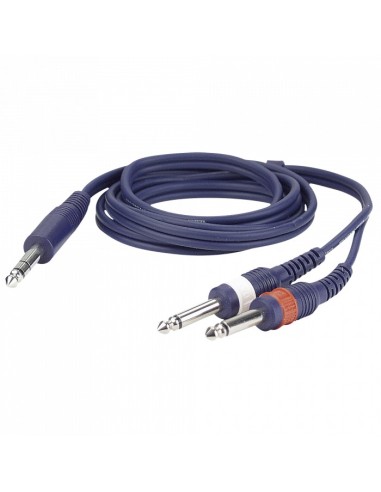 Cable estereo Jack 2 mono Jack