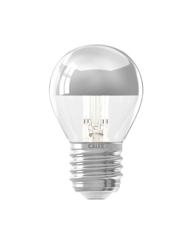 Calex 1101001100 esférica led cúpula plata regulable 230v 3,5w 2700k E27