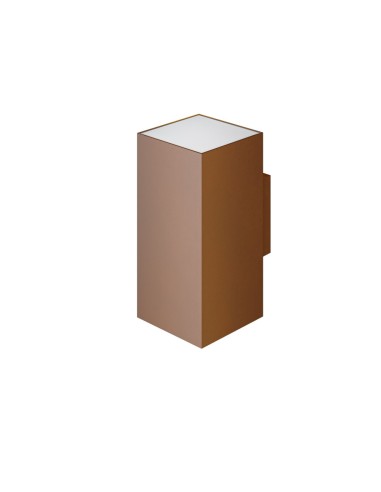 4994 Beneito Faure mod. Sunset square corten superficie exterior IP65 2X8W 2700K,3200K, 4000K