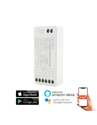 LM2083 controlador regulador smarthome led rgb/rgbw 12-24v