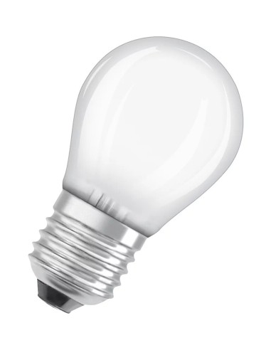 Osram-Ledvance led superstar classic  P40 esférica regulable 220v 4,8w 2700k E27