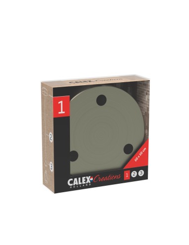 Calex 940042. Floron bronce para techo. 3 aperturas centrales para cable.