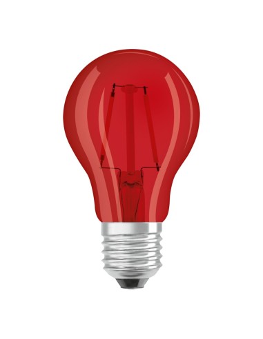 Osram-Ledvance led star classic a decor color rojo 220v 2,5w E27