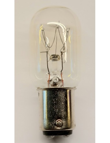 Corona incandescente tubular clara 220v 25w Bay15d