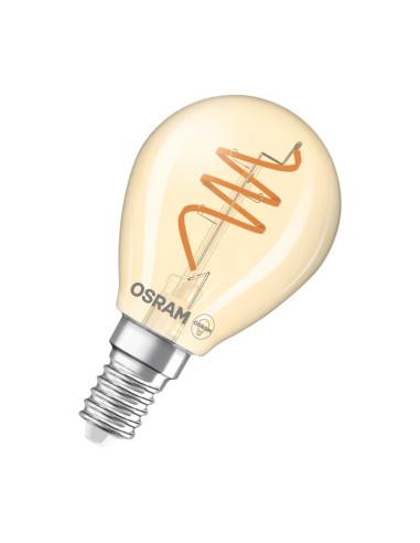 Osram vintage 1906 led classic p gold espiral 220v 4,9w 2200k E14