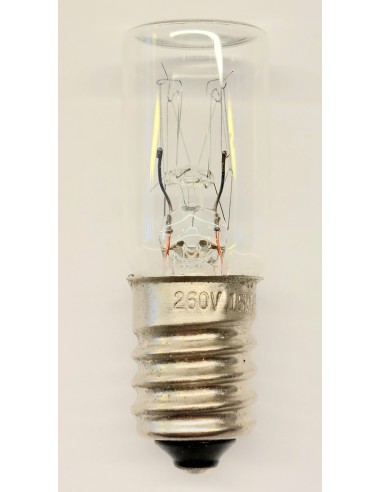 BOMBILLA INCANDESCENTE MINI 16 X 48MM 255V 15W E14