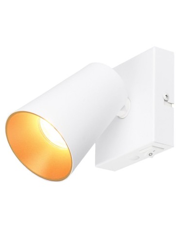 Trio 817170131  mod. Sharp aplique pared color blanco 1XGU10