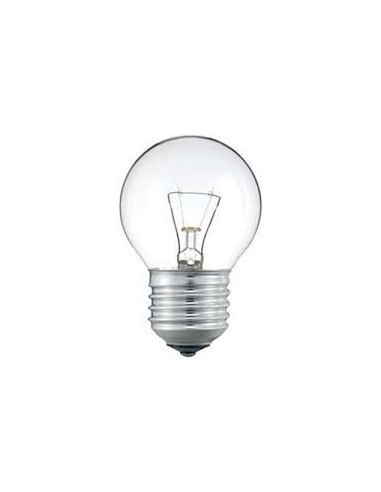 Sylvania incandescente esférica clara 230v 60w E27 caja de 100 unidades